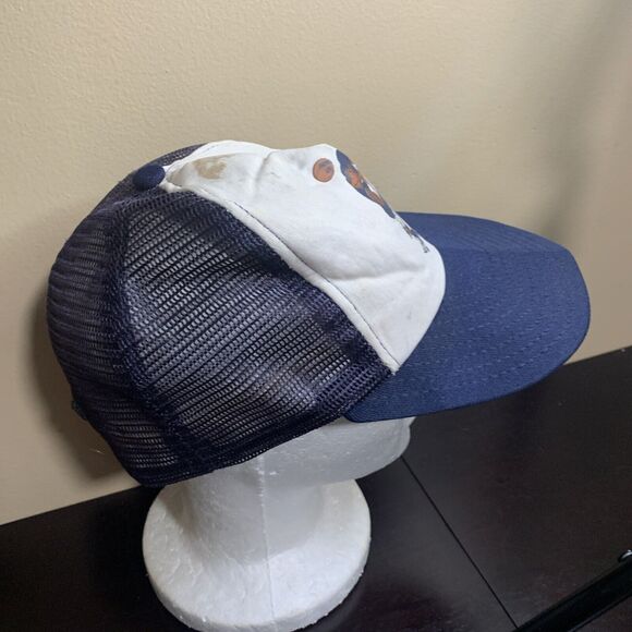 Vintage NFL Kids Chicago Bear Power 1985 AJD Mesh Trucker Snapback Hat Cap - Picture 6 of 11